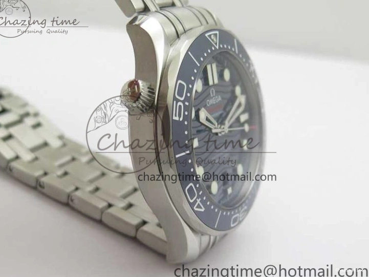 0115 Seamaster Diver 300M ORF 1:1 Best Edition Blue Ceramic Blue Dial on SS Bracelet A Breathable 7869